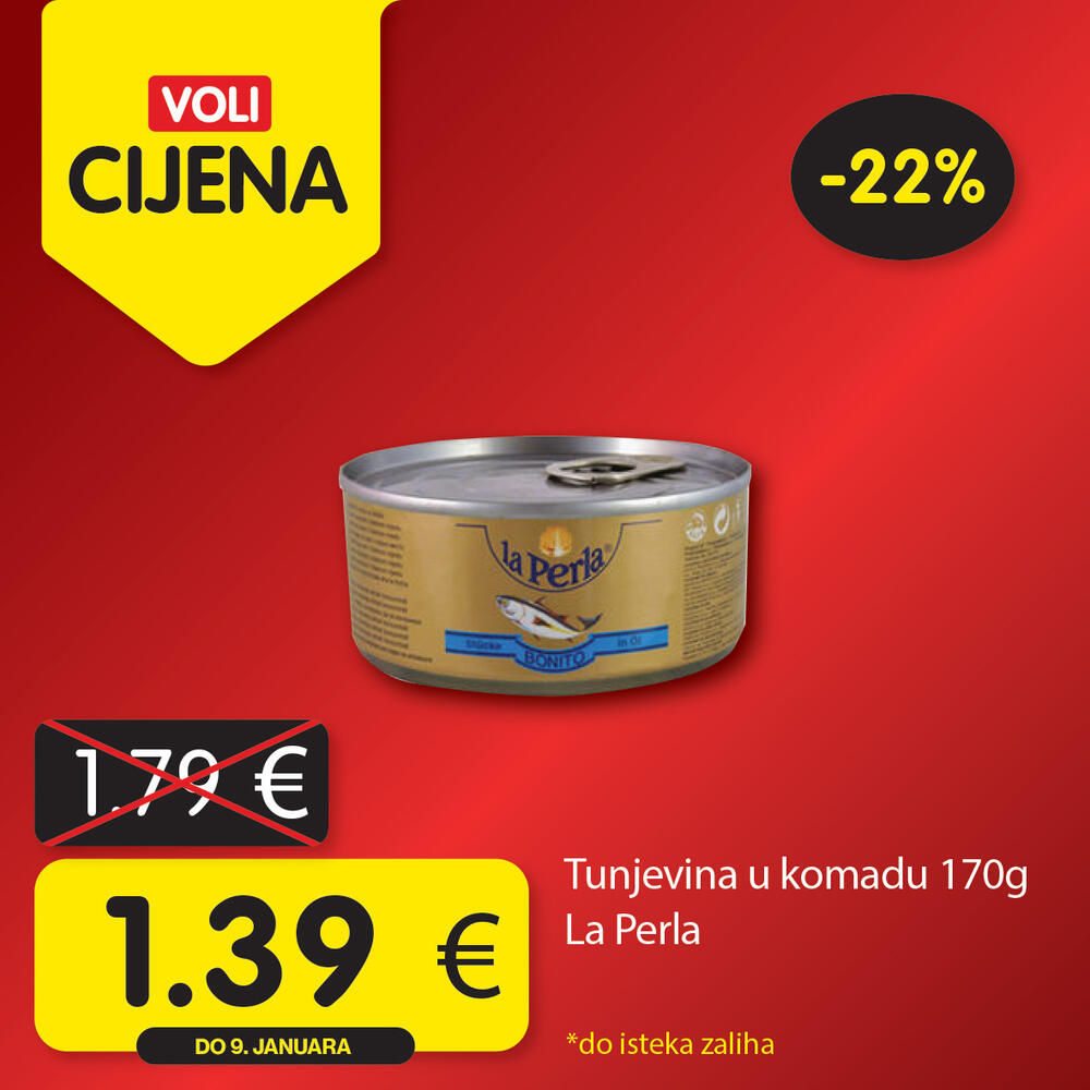 <p>Uživajte u opuštenoj trgovini jer Voli štedi vaš kućni budžet! Obratite pažnju na nove Voli cijene u svim VOLI i Naš diskont marketima.</p>