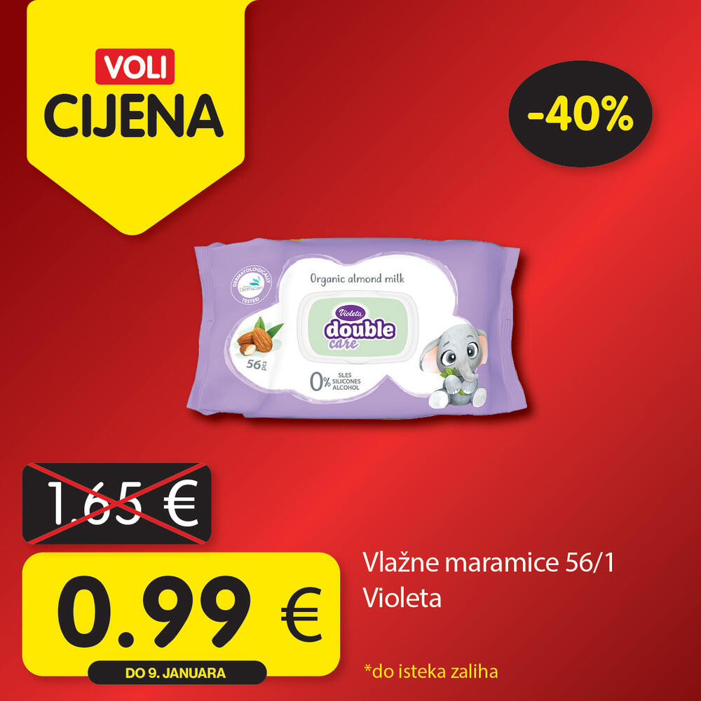 <p>Uživajte u opuštenoj trgovini jer Voli štedi vaš kućni budžet! Obratite pažnju na nove Voli cijene u svim VOLI i Naš diskont marketima.</p>