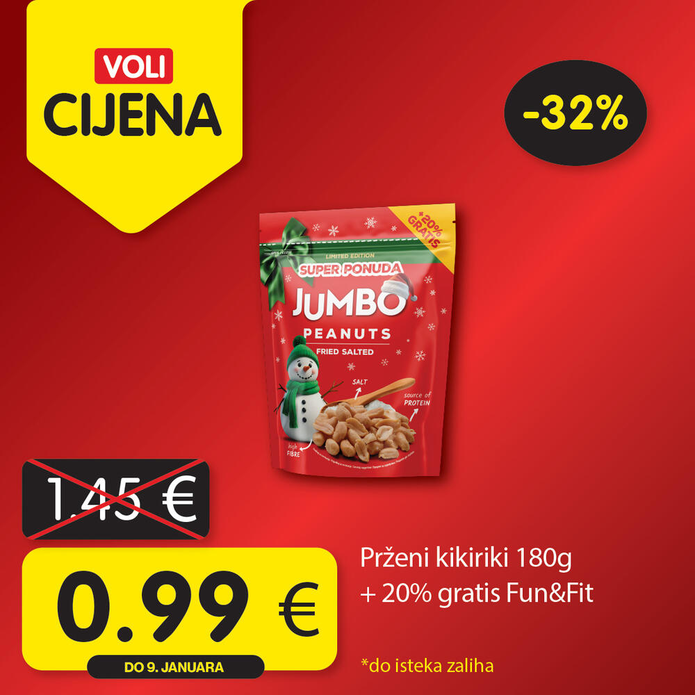 <p>Uživajte u opuštenoj trgovini jer Voli štedi vaš kućni budžet! Obratite pažnju na nove Voli cijene u svim VOLI i Naš diskont marketima.</p>