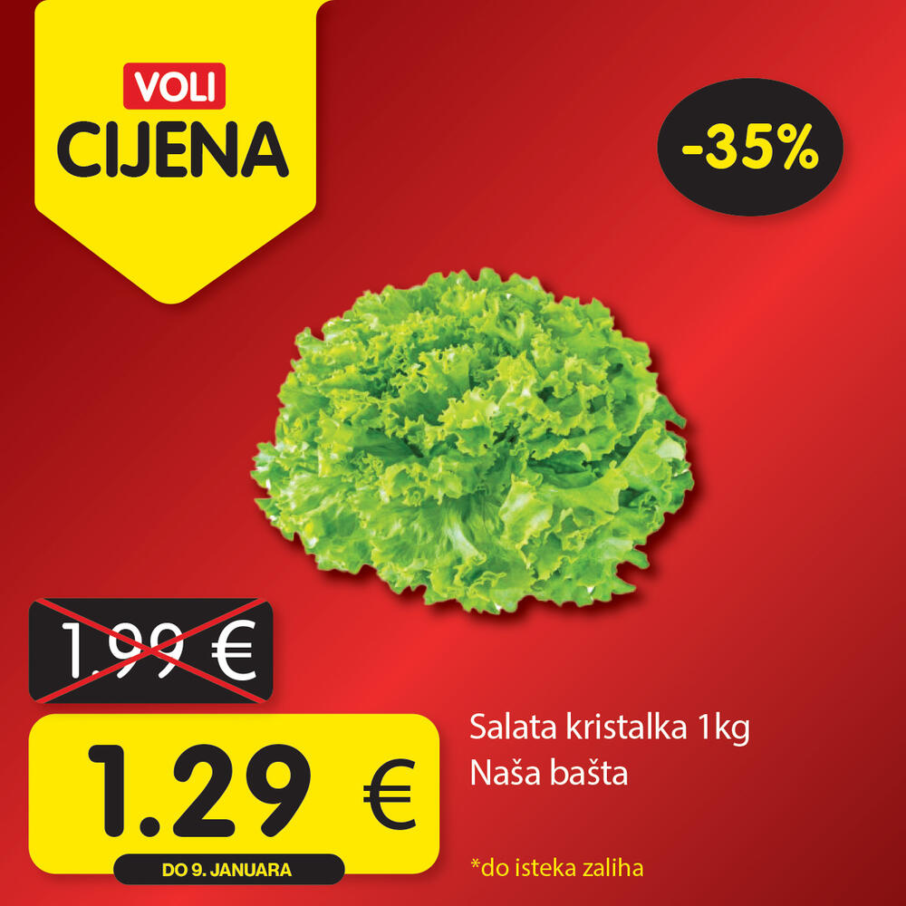 <p>Uživajte u opuštenoj trgovini jer Voli štedi vaš kućni budžet! Obratite pažnju na nove Voli cijene u svim VOLI i Naš diskont marketima.</p>