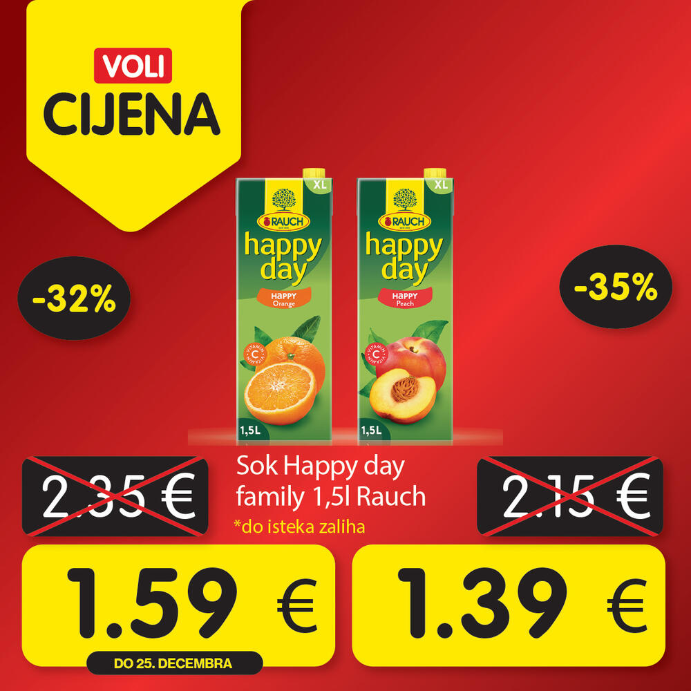 <p>Uživajte u opuštenoj trgovini jer Voli štedi vaš kućni budžet! Obratite pažnju na nove Voli cijene u svim VOLI i Naš diskont marketima.</p>