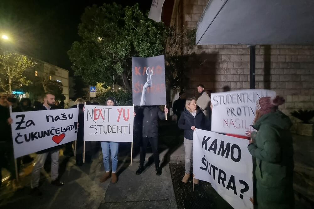 Studenti iz Crne Gore poslali podršku kolegama u Srbiji