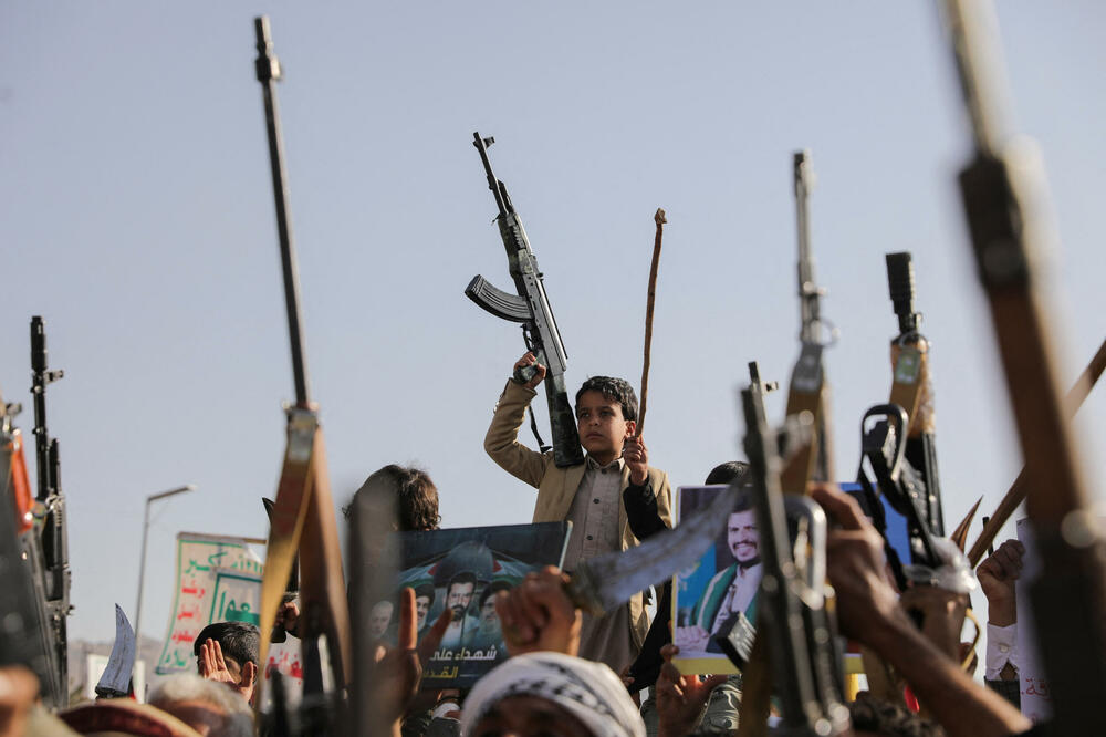 Sa protesta Huta u Jemenu, Foto: Reuters