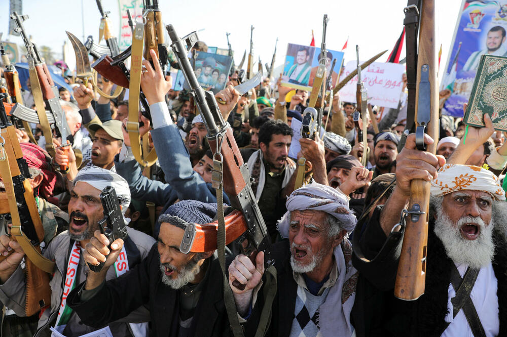 Demonstracije u Jemenu u znak podrške Palestincima, Foto: Reuters