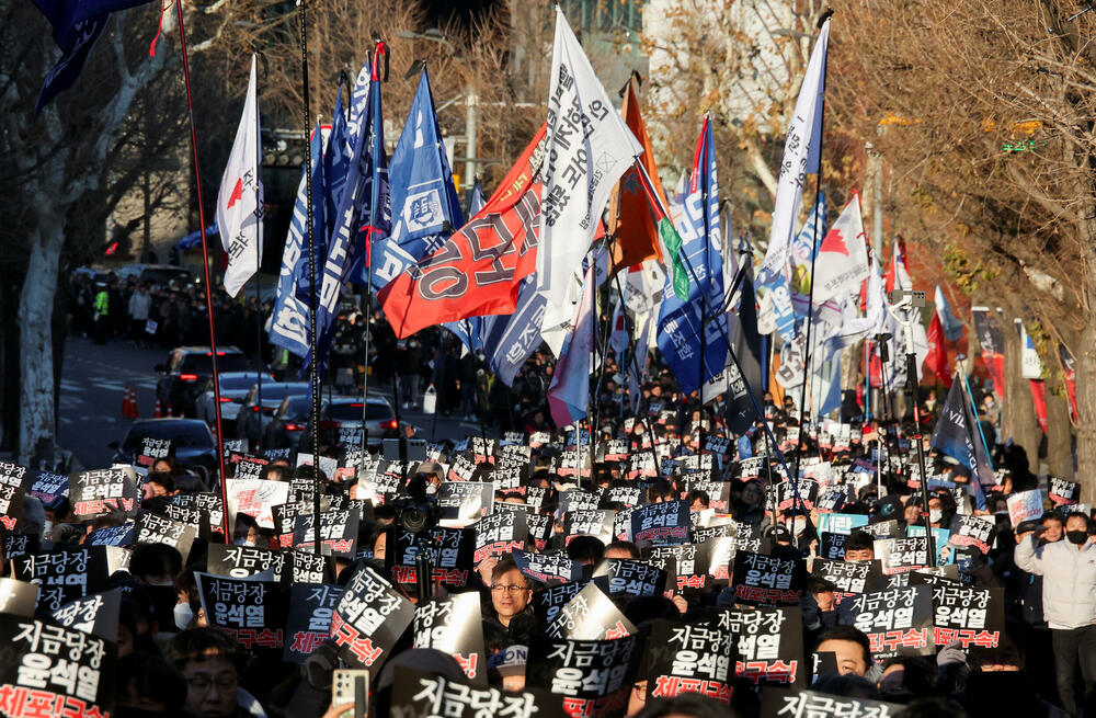 Demonstranti kod rezidencije predsjednika