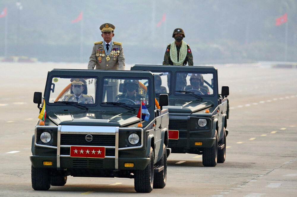 Vođa vojne hunte Min Aung Hlaing, Foto: Reuters