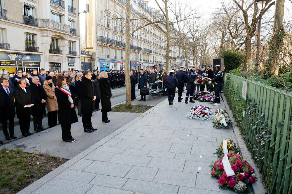 Sa obilježavanja godišnjice terorističkog napada radikalnih islamista na redakciju Šarli Ebdoa, Foto: Reuters