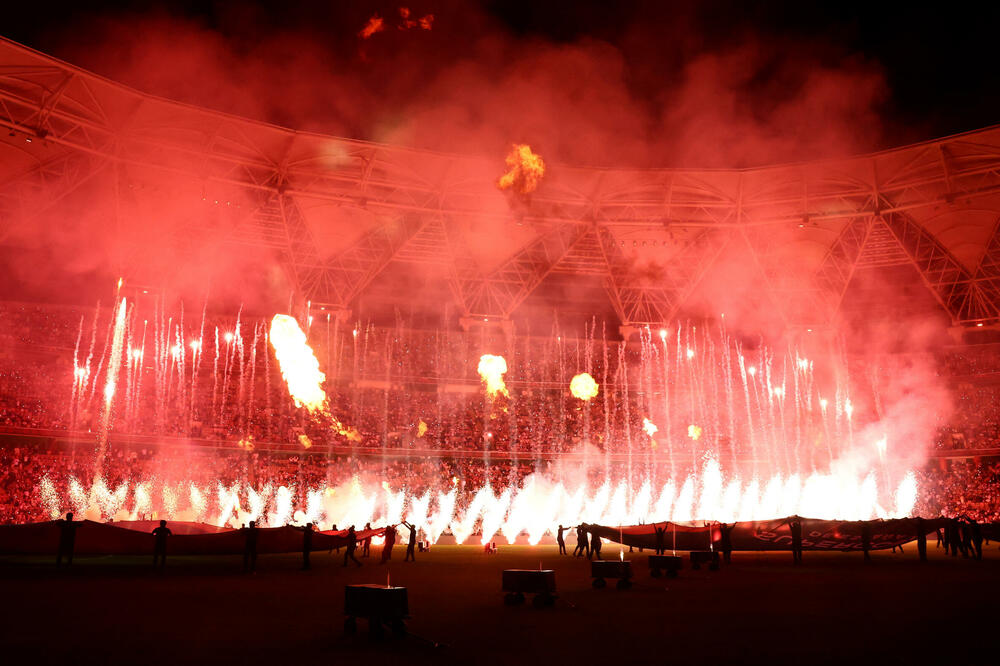 Tribine stadiona "Kralj Abdulah" bile su u bojama Real Madrida, Foto: REUTERS