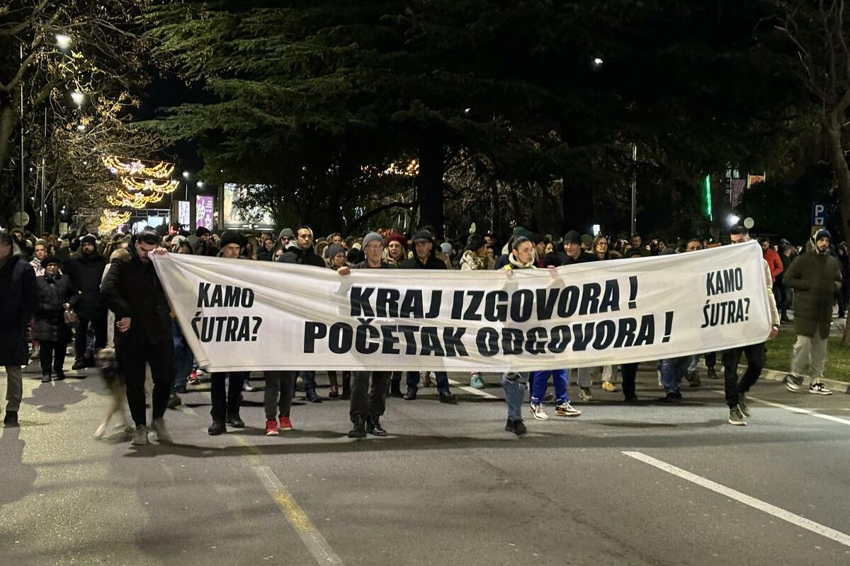 UP: Protest protekao mirno, bez narušavanja javnog reda i mira i bilo kakvih incidenata