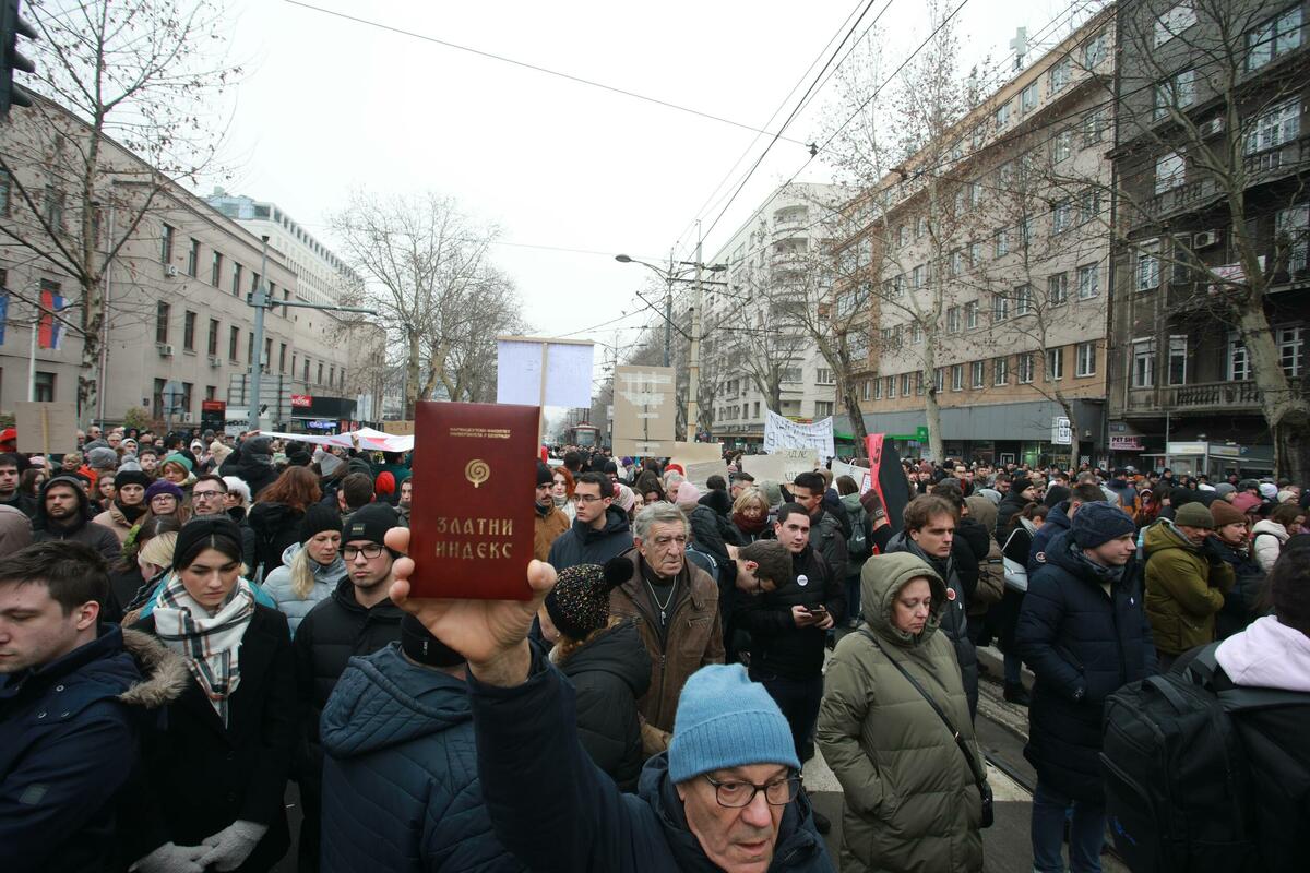 Akcija "Zastani, Srbijo" u više gradova