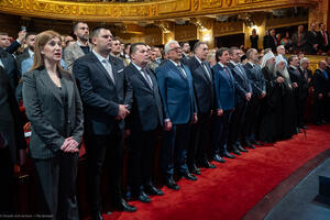 Službeno na svetosavsku akademiju? Šef parlamenta Andrija Mandić...