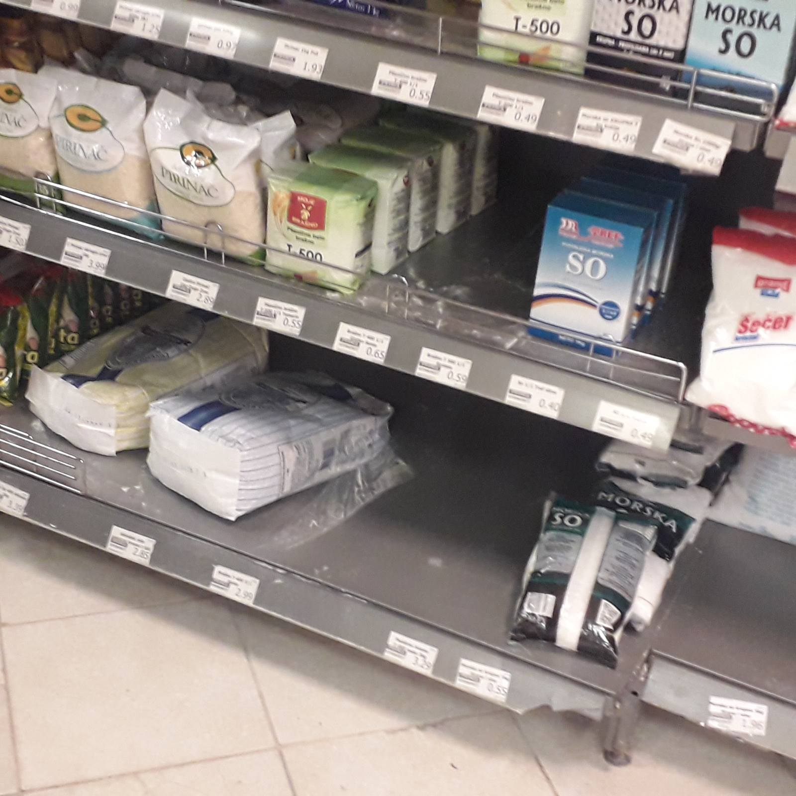 Detalj iz jednog od marketa u Kolašinu