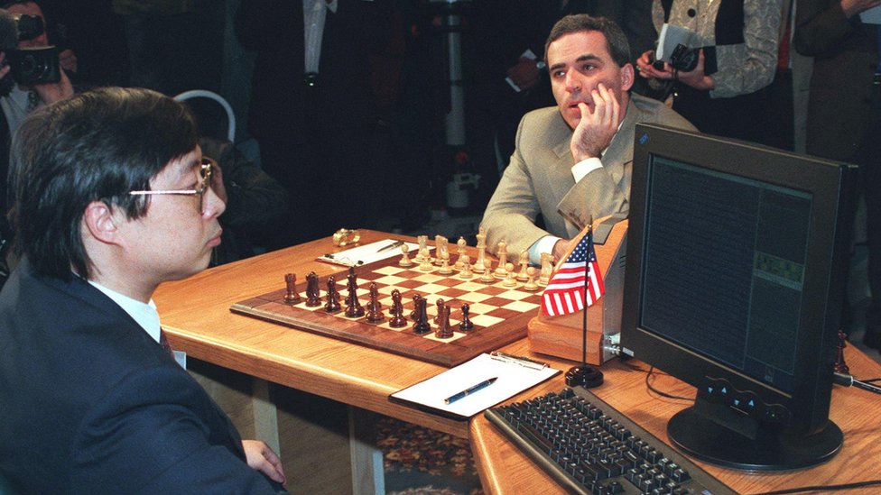 Amazing Chess Game: Kasparov's quickest defeat: IBM's Deeper Blue  (Computer) vs Garry Kasparov 1997 
